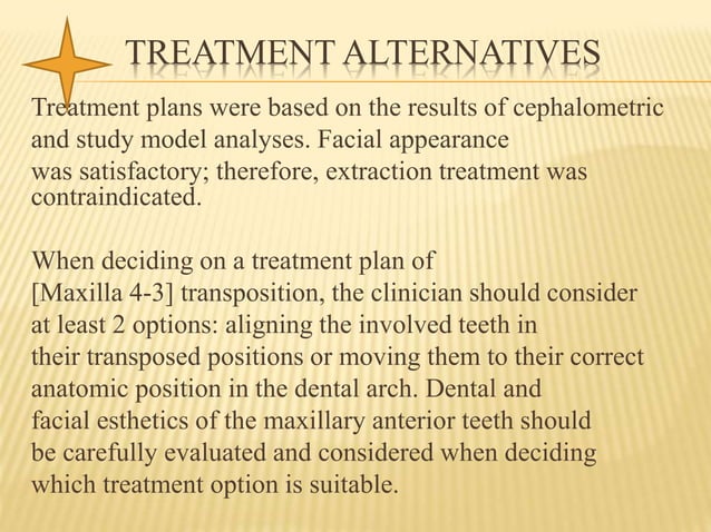 Transposition tooth corrected by orthodontic | PPTX