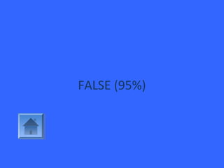 FALSE (95%)
 