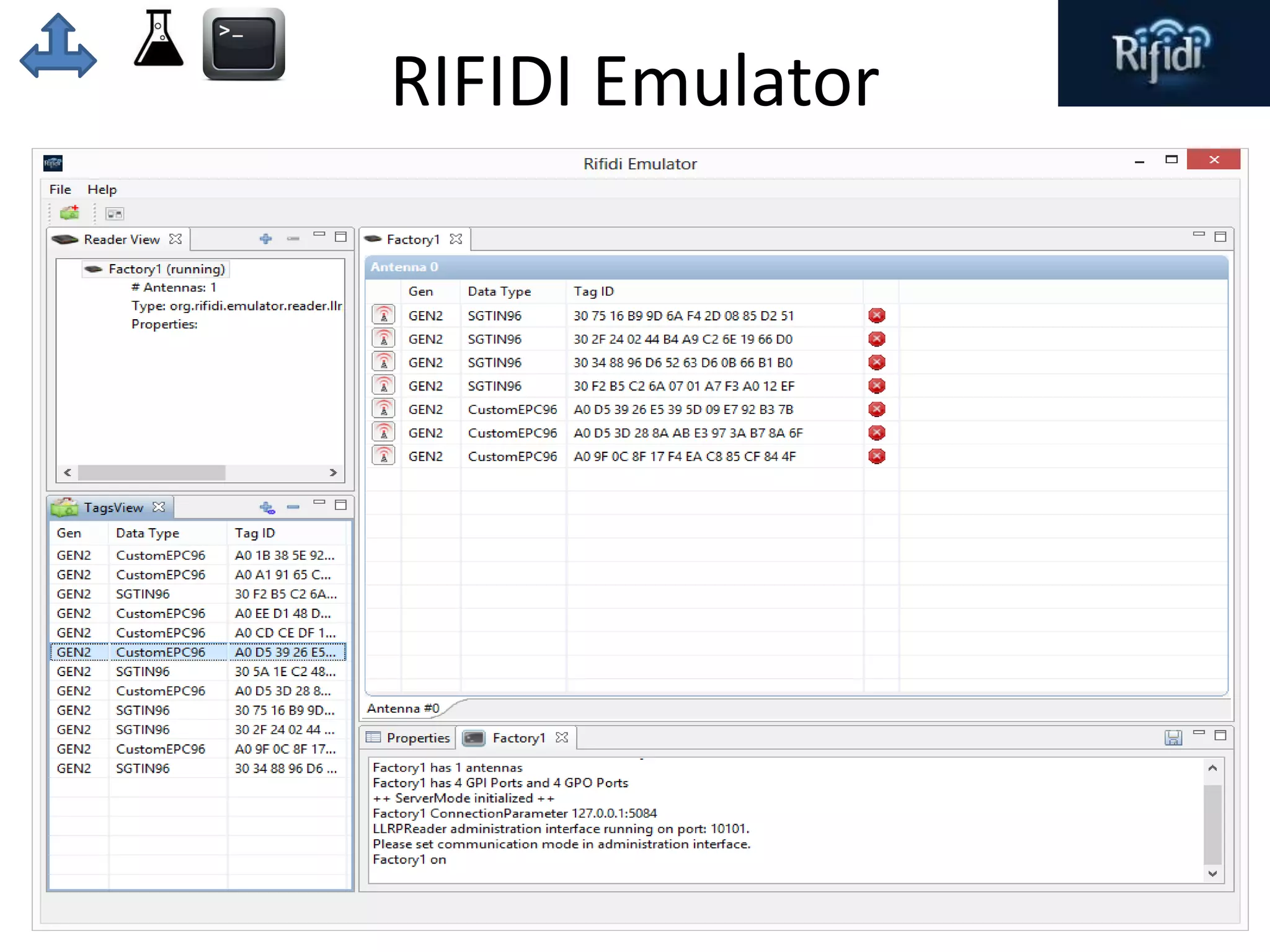 RIFIDI Emulator 
 