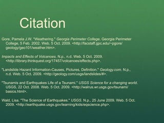 Causes the Earth to shakeClipart from PowerPoint