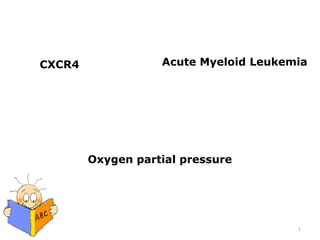 Acute Myeloid Leukemia CXCR4 Oxygen partial pressure 1 
