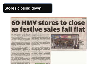 hmv
Stores closing down
 