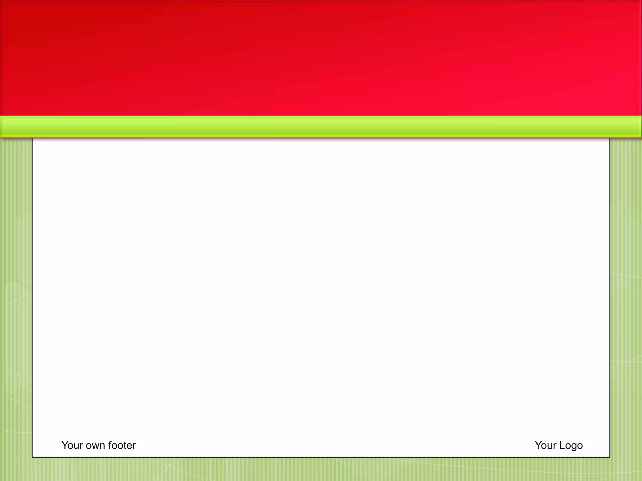 Your own footer Your Logo
 