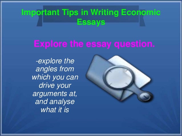 Economic essays
