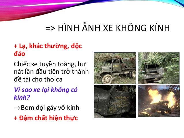 BÀI THƠ VỀ TIỂU ĐỘI XE KHÔNG KÍNH