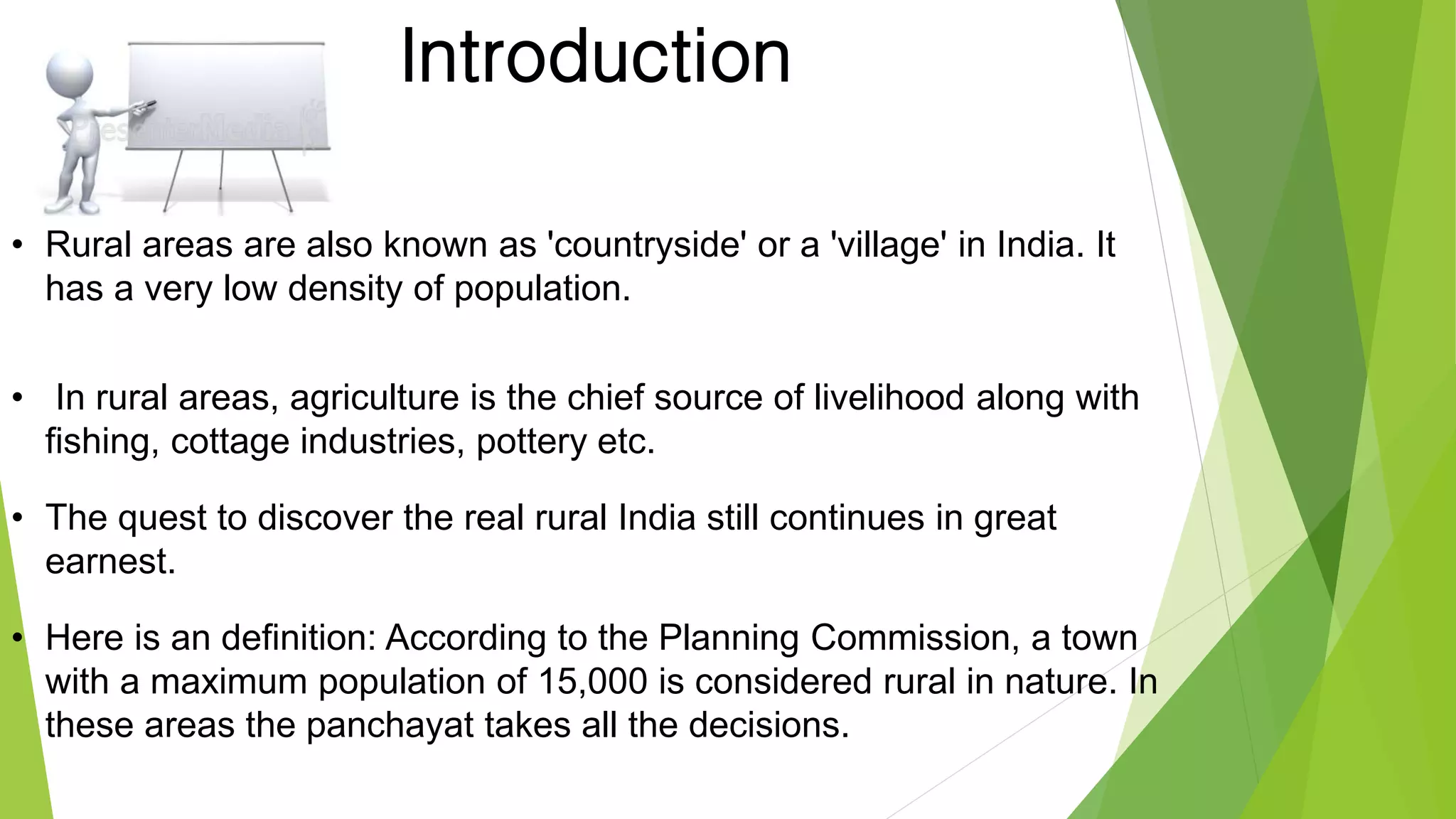 Rural Characterstics | PPTX