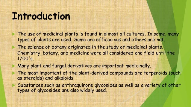 Medicinal Plants - Earth to Tables Legacies