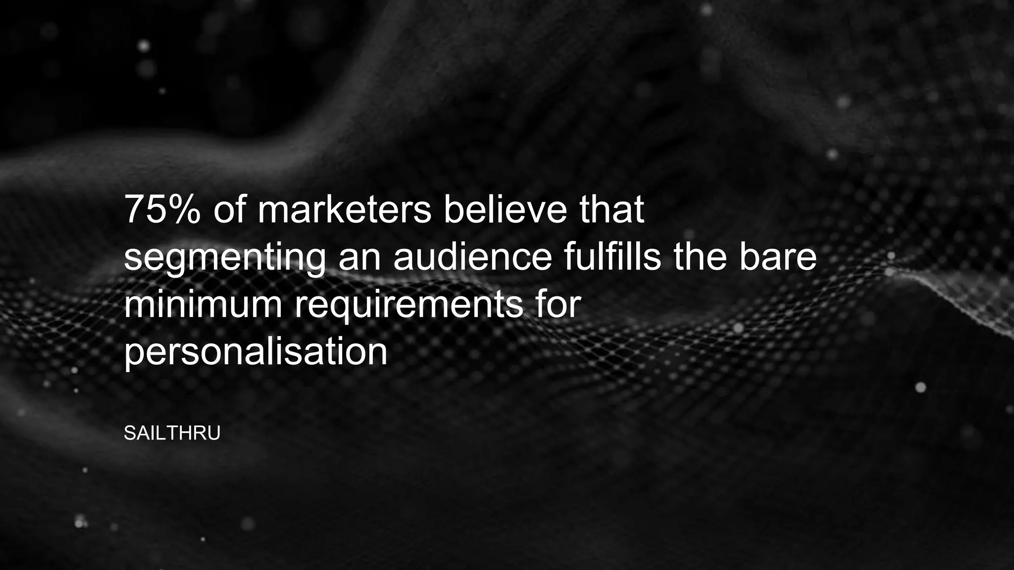 Personalisation vs segmentation - the differences and the benefits | PPT