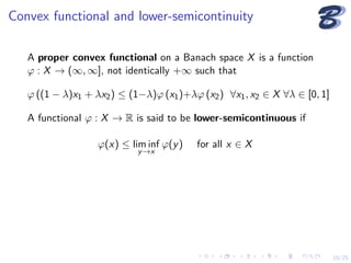 Convex Analysis and Duality (based on "Functional Analysis and ...
