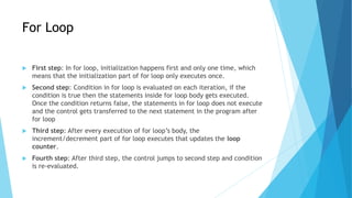 Java Repetiotion Statements | PDF