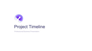 Project Timeline
Professional Business Presentation
 