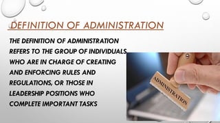 Administration vs Management and Types of managerial Skills | PDF