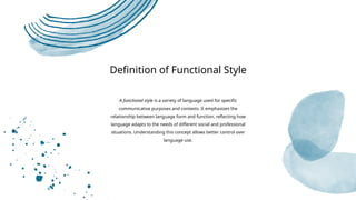 Presentation 4.pptx. It about Functional styles | PPTX