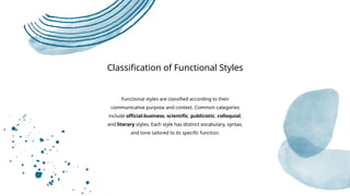 Presentation 4.pptx. It about Functional styles | PPTX