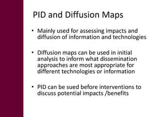 Tools for gender and livelihood analysis
