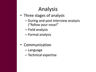 Tools for gender and livelihood analysis