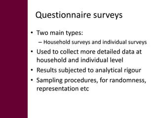 Tools for gender and livelihood analysis