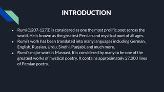 comparative literature: masnavi by rumi | PDF