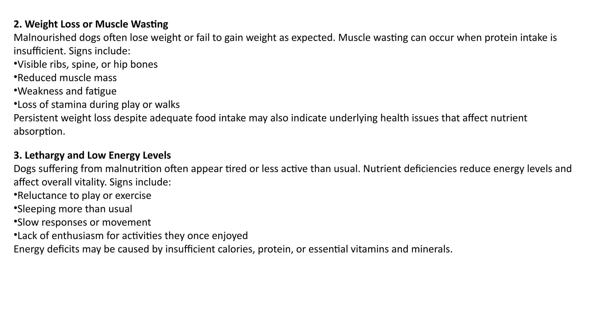 Visual Reference: Dspetstore Signs Of Malnutrition In Dogs