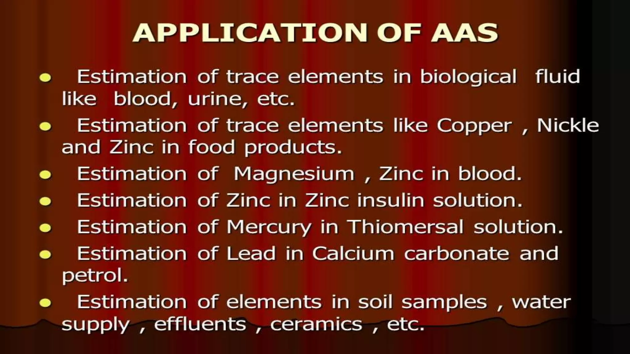 ATOMIC ABSORPTION SPECTROSCOPY