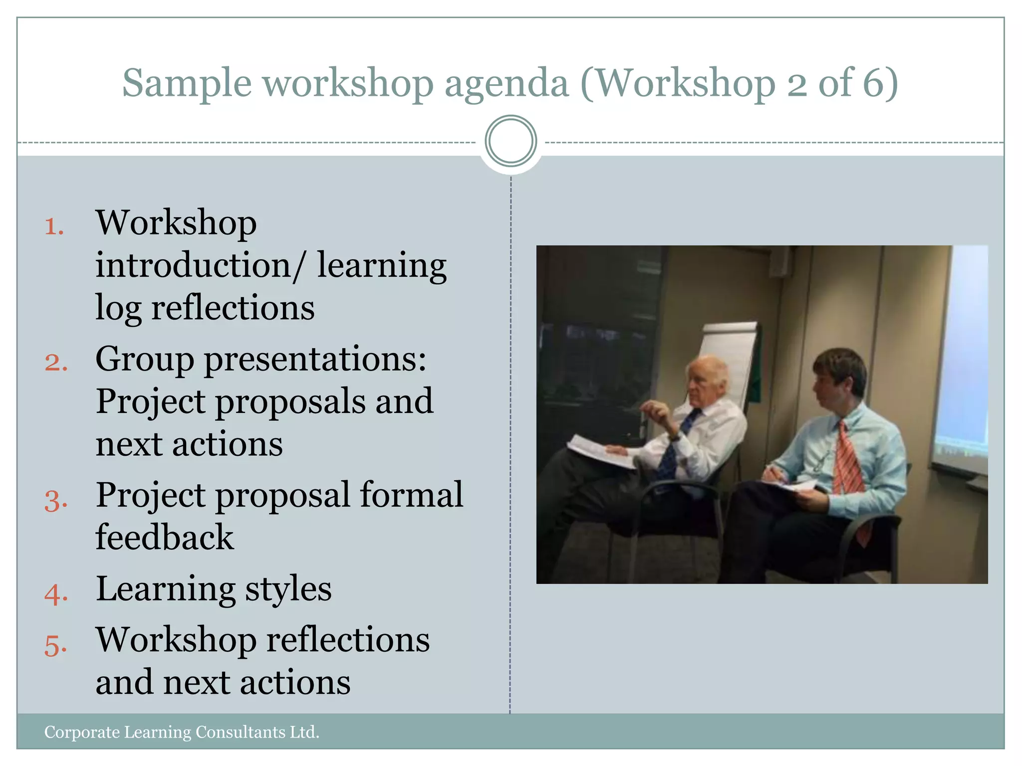 Corporate Learning Consultants Ltd.A worked example