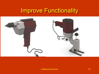 Improve Functionality

A Balasubramaniam

27

 