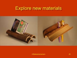 Explore new materials

A Balasubramaniam

29

 