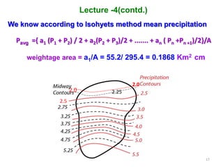 Class lectures on Hydrology by Rabindra Ranjan Saha Lecture 4 | PPTX