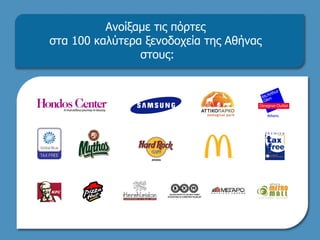 Ανοίξαμε τις πόρτες  στα 100 καλύτερα ξενοδοχεία της Αθήνας  στους: 