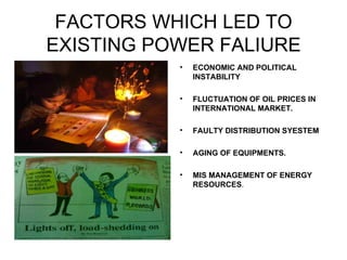 Electricity crisis in Pakistan and its possible solutions