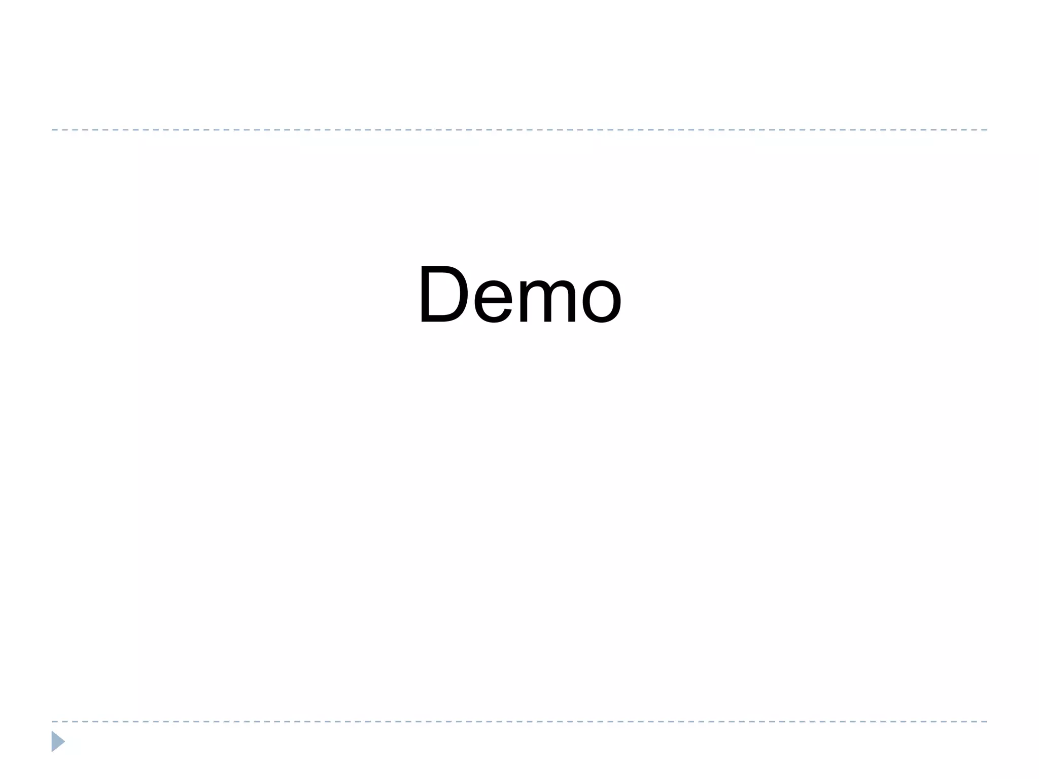 Demo
 