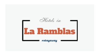 hotels in la ramblas barcelona