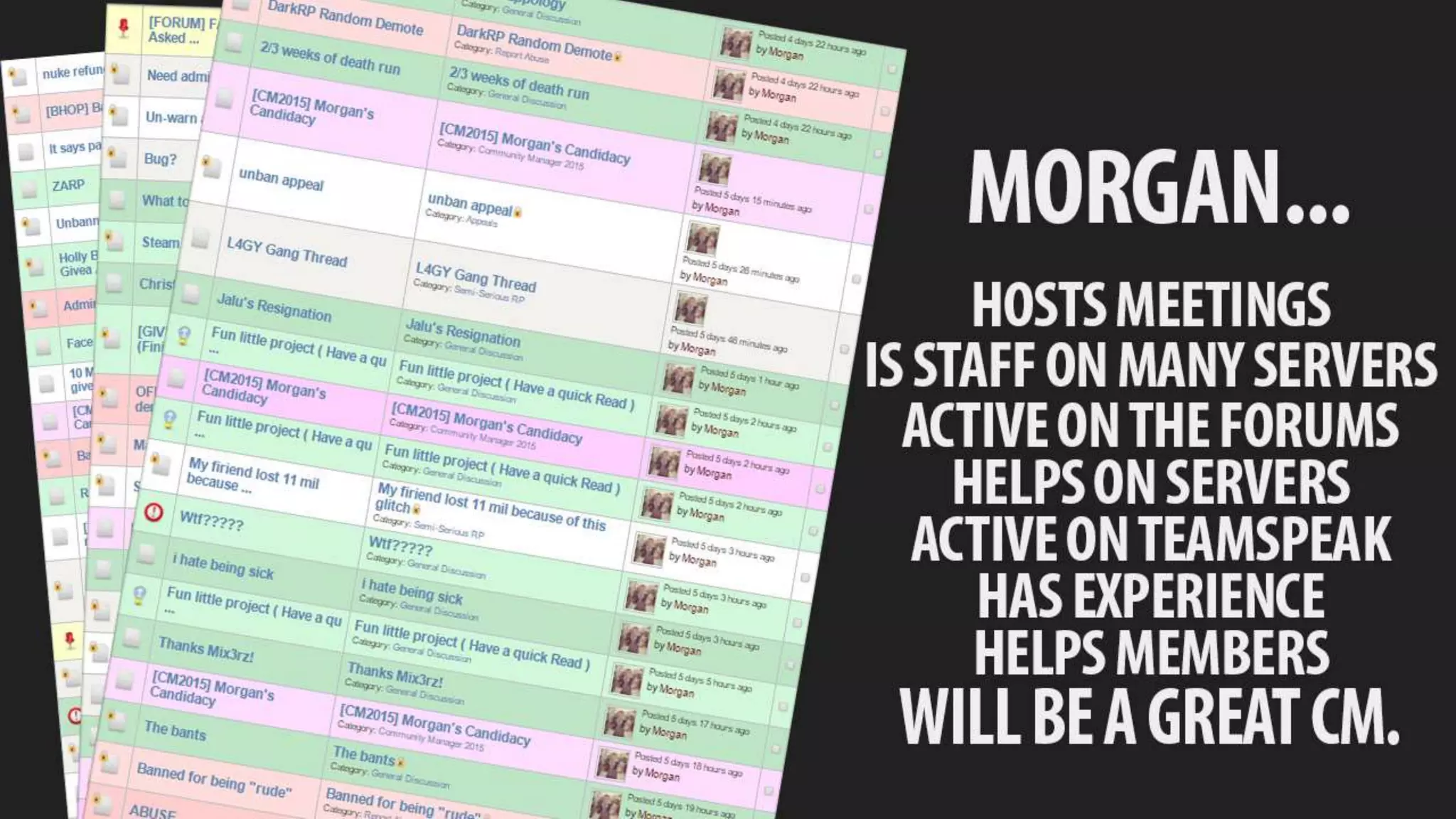 Morgan - Community Manager Interview 