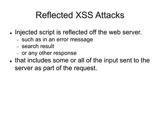 Cross Site Scripting (XSS) | PPTX