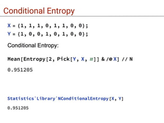 Conditional Entropy