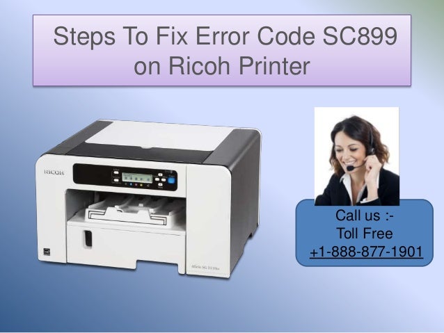 How To Fix Error Code SC899 On Ricoh Printer 
