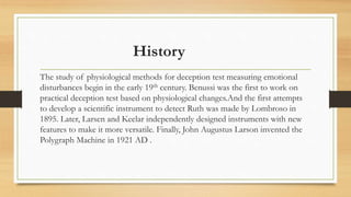 Polygraph Instrument | PPTX