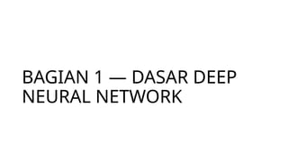 Deep Neural Networks and Advanced Training Techniques for Data Science ...