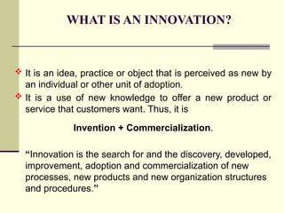 Innovation Management presentation with features | PPTX