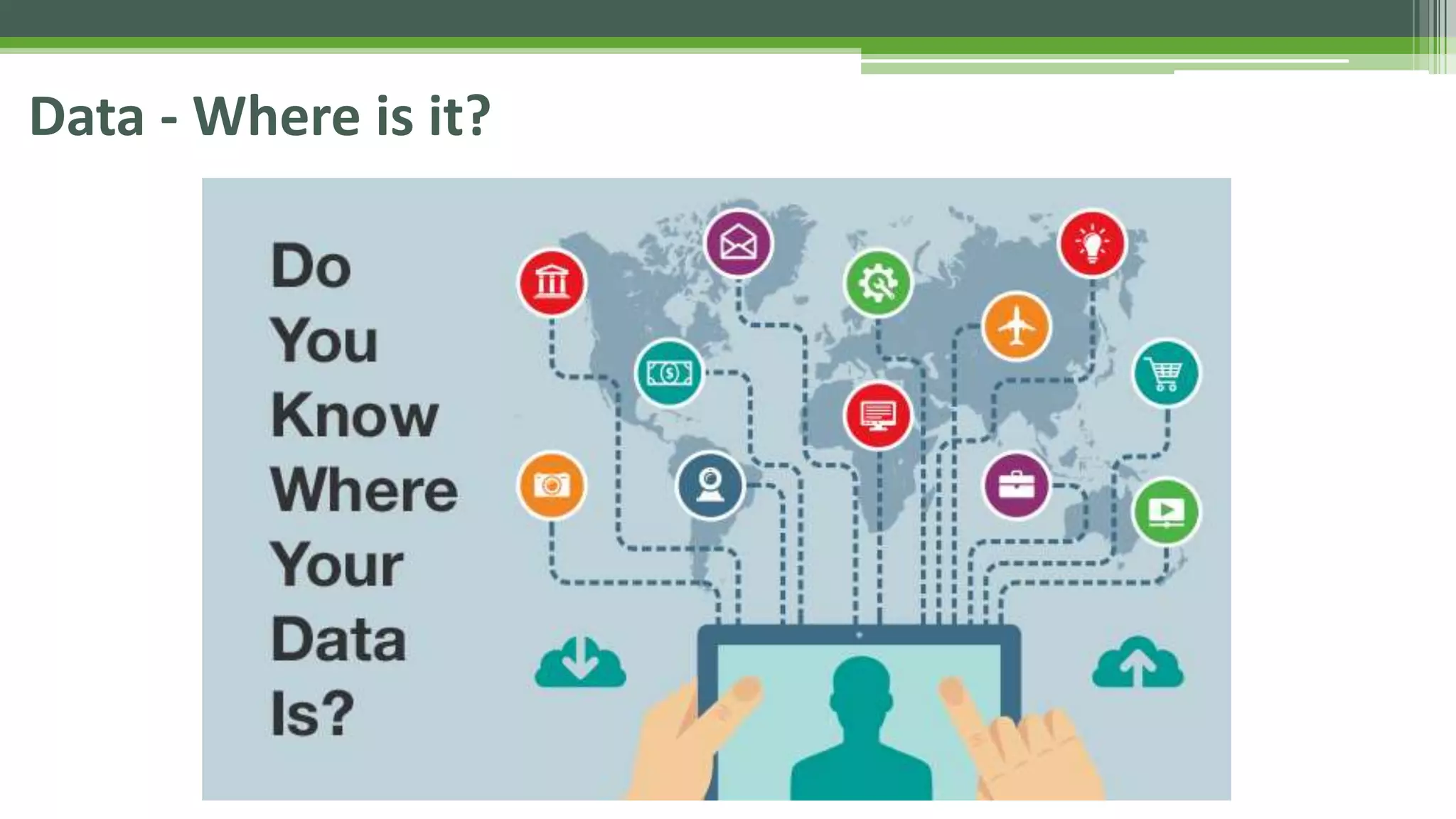 Data - Where is it?
 
