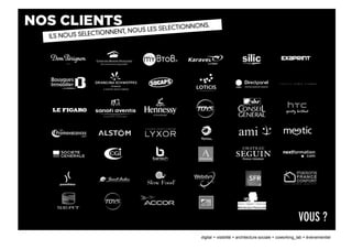 VOUS ?
digital + visibilité + architecture sociale + coworking_lab + évènementiel
 