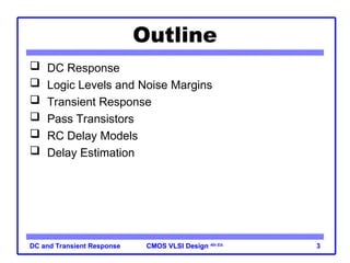 Comprehensive Analysis of DC and Transient Response in CMOS VLSI Design ...