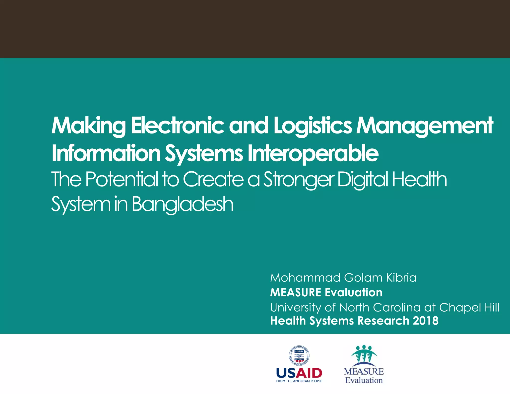 Logistics and Implementation Challenges