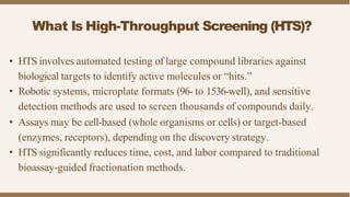 Hts Screening Method High-Throughput Screening of Natural Product Libraries.pdf