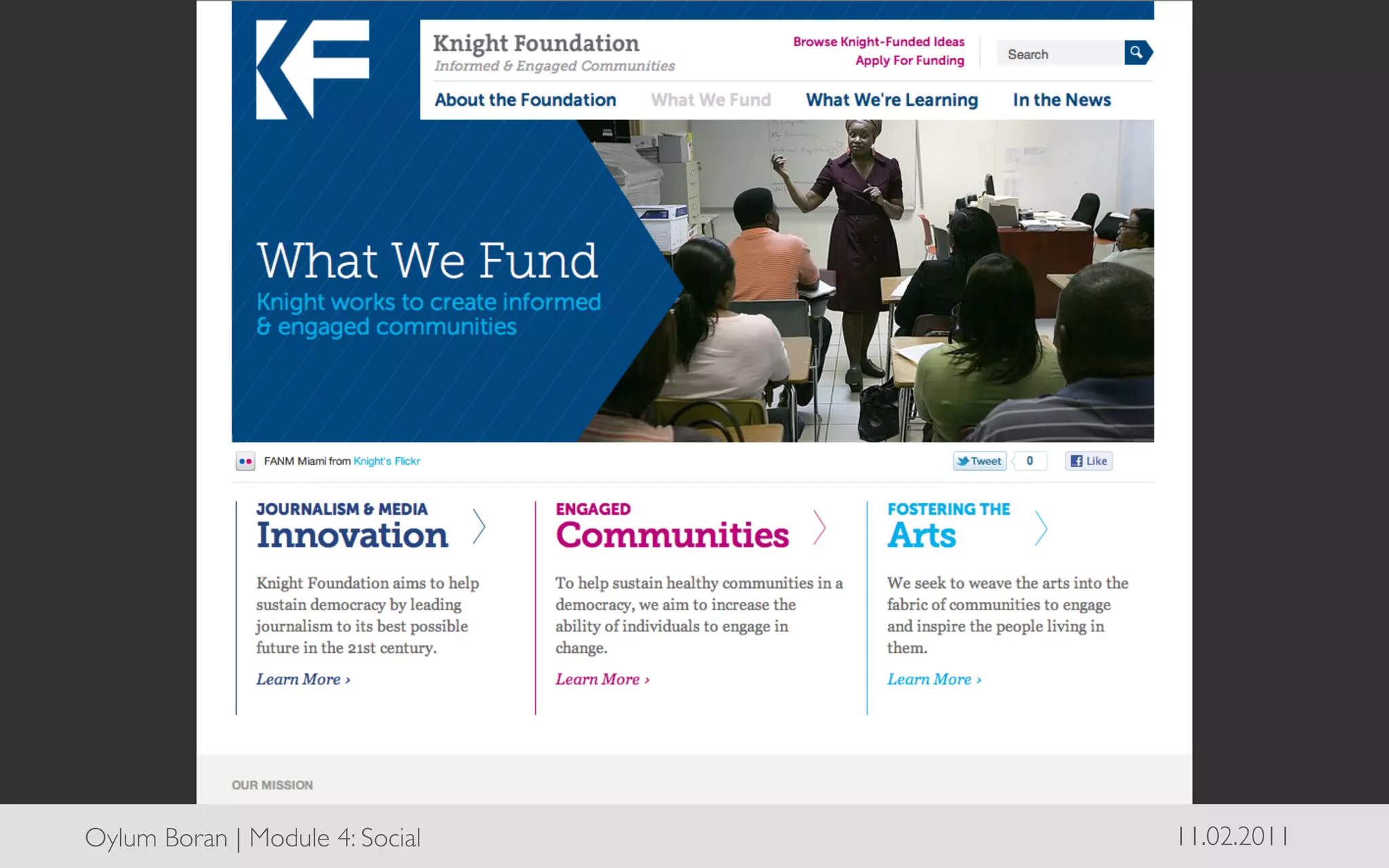 Oylum Boran | Module 4: Social	

   11.02.2011	

 