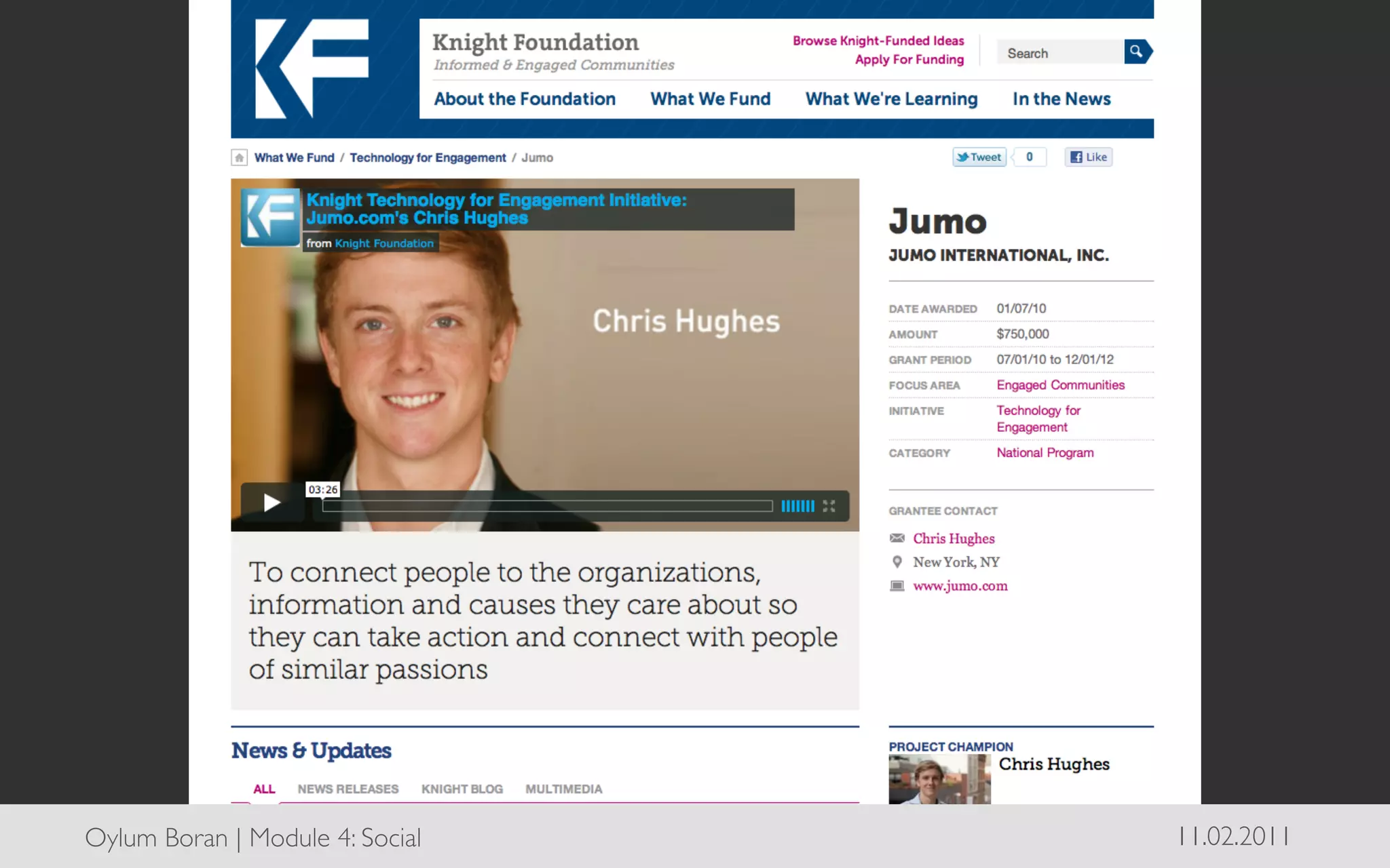 Oylum Boran | Module 4: Social	

   11.02.2011	

 