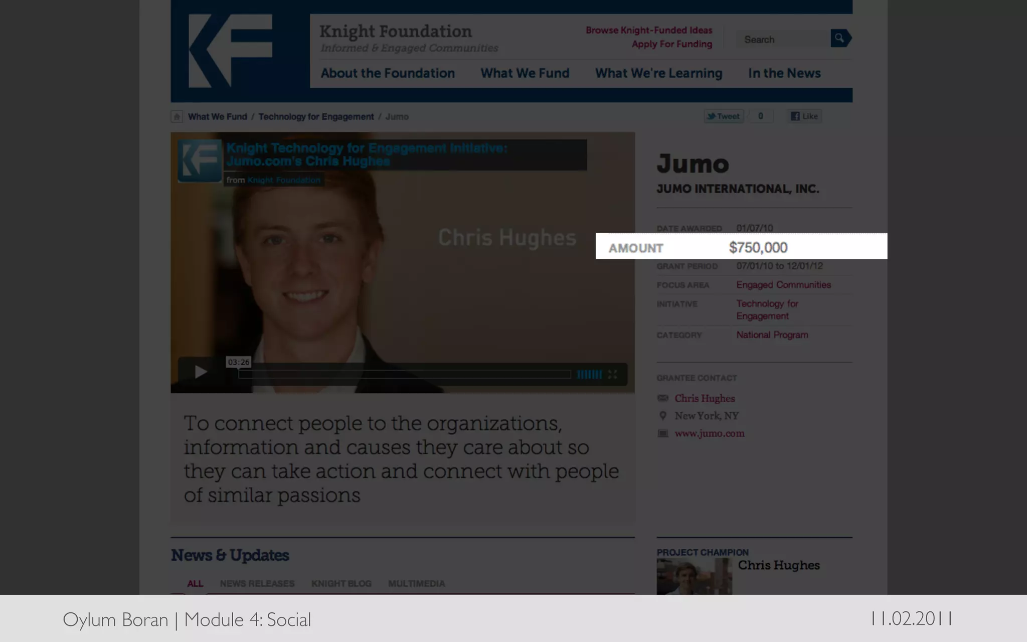 Oylum Boran | Module 4: Social	

   11.02.2011	

 