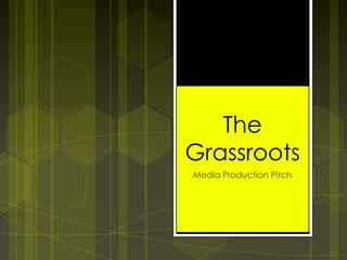 The
Grassroots
Media Production Pitch

 