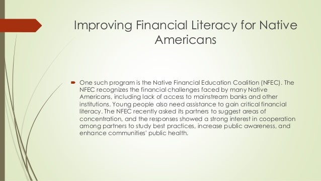 Financial education for Native American communities Financial education for Native American communities