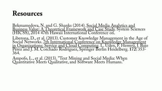 Monitoring of Social Media in Order to Achieve Organization's Goals
